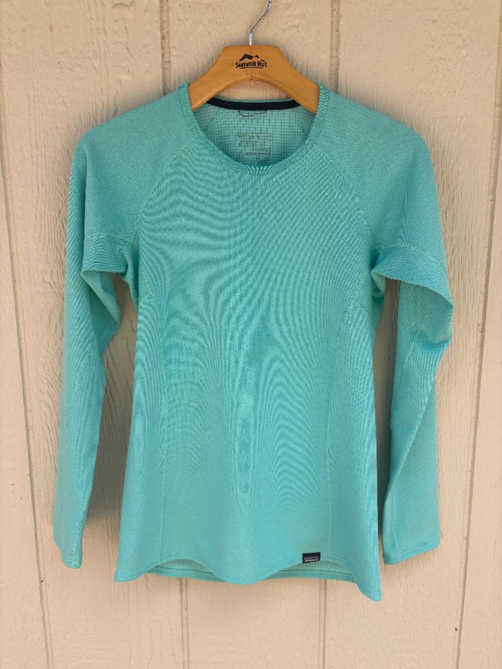 Patagonia Capilene Midweight Crew Baselayer Women's XXS Seafoam Outdoor Gorpcore